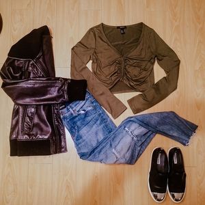 Element leather jacket - Size S